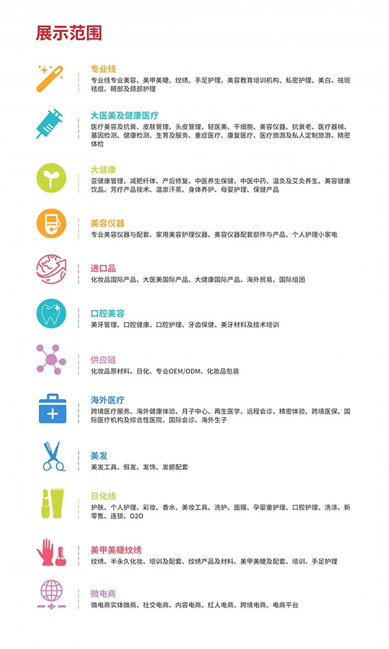 濟(jì)南國(guó)際美業(yè)博覽會(huì)展示范圍 濟(jì)南國(guó)際美業(yè)博覽會(huì)展示范圍